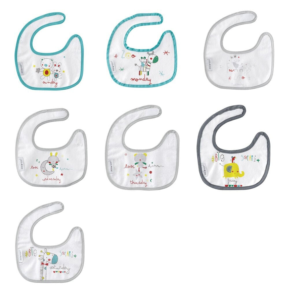 BIMBIDREAMS Set 7 19X19 Cm Bibs