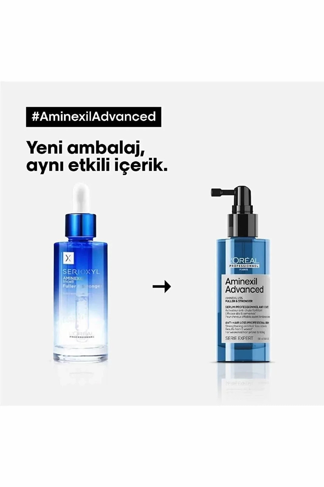 Eva.45Serie Expert Aminexil Advanced Dolgun ve Güçlü Saçlarİçin Serum 90ml