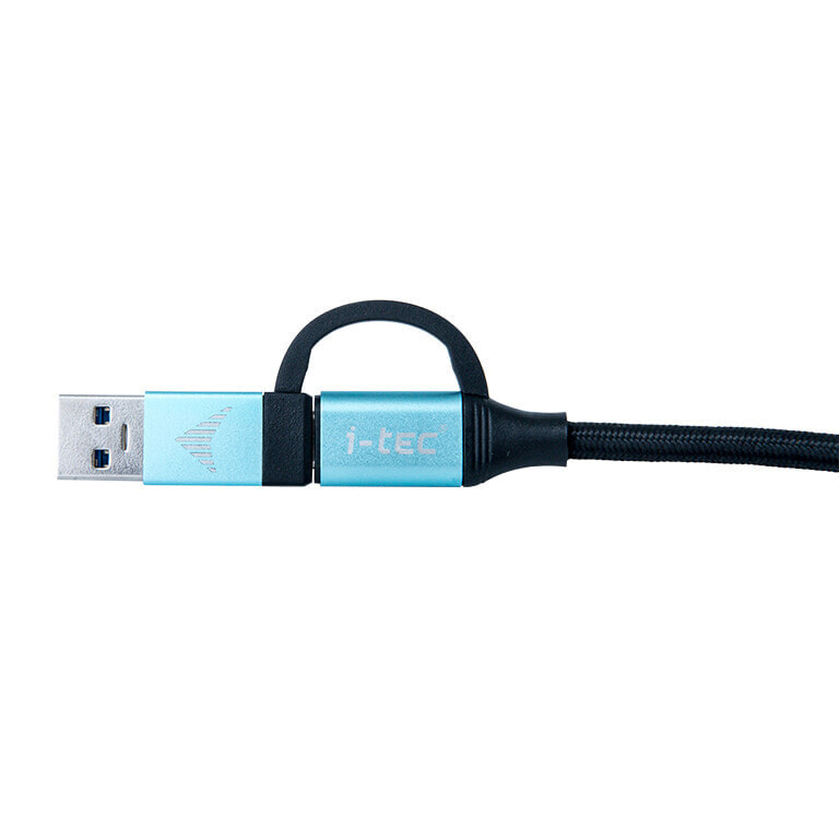 i-tec C31USBCACBL USB кабель 1 m 3.2 Gen 1 (3.1 Gen 1) USB C Черный, Синий