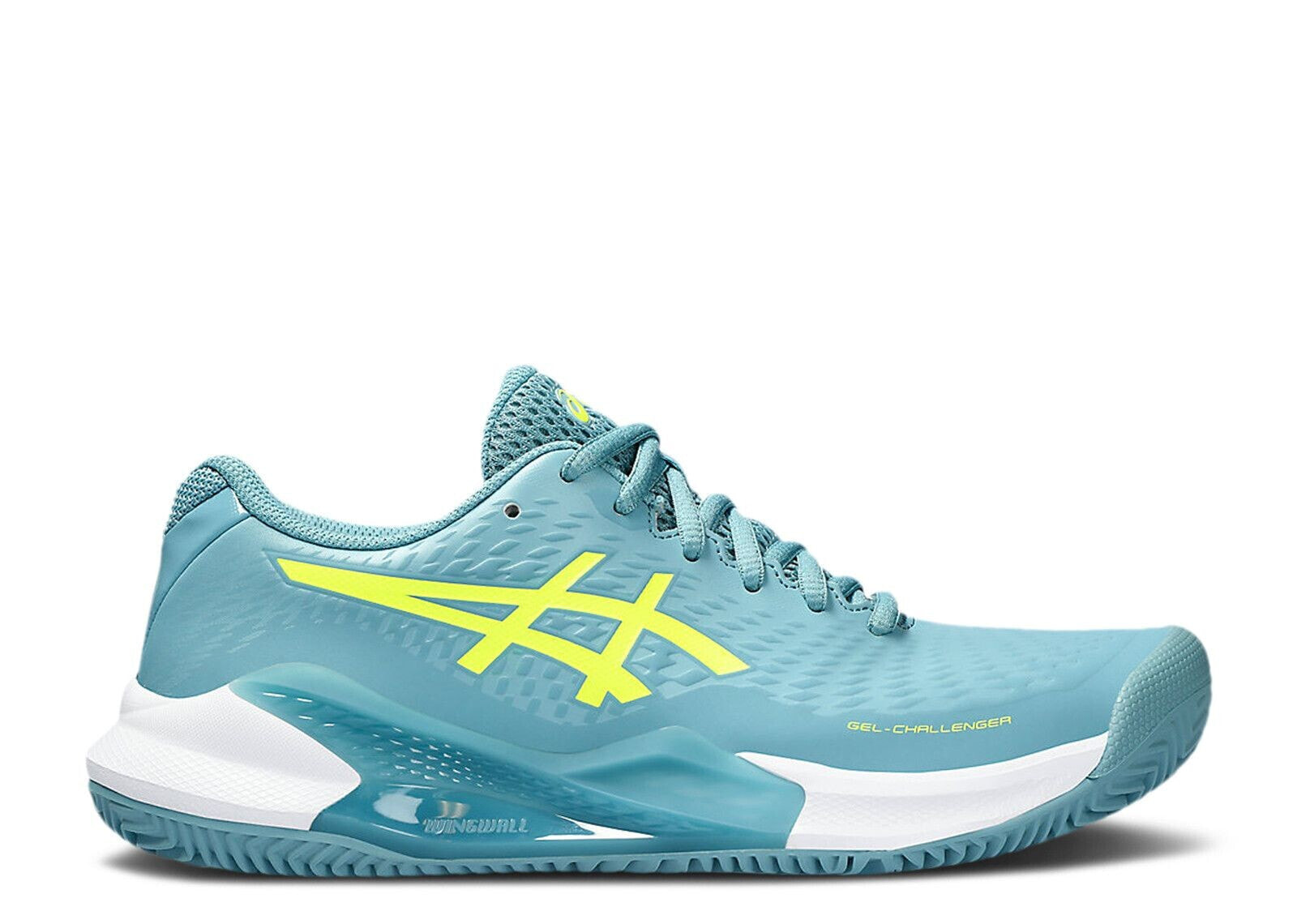 Wmns Gel Challenger 14 Clay 'Gris Blue Safety Yellow'