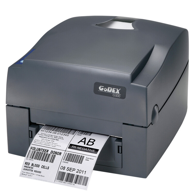 Принтер или МФУ Godex G500, Direct thermal / Thermal transfer, 203 x 203 DPI, 127 mm/sec, Black
