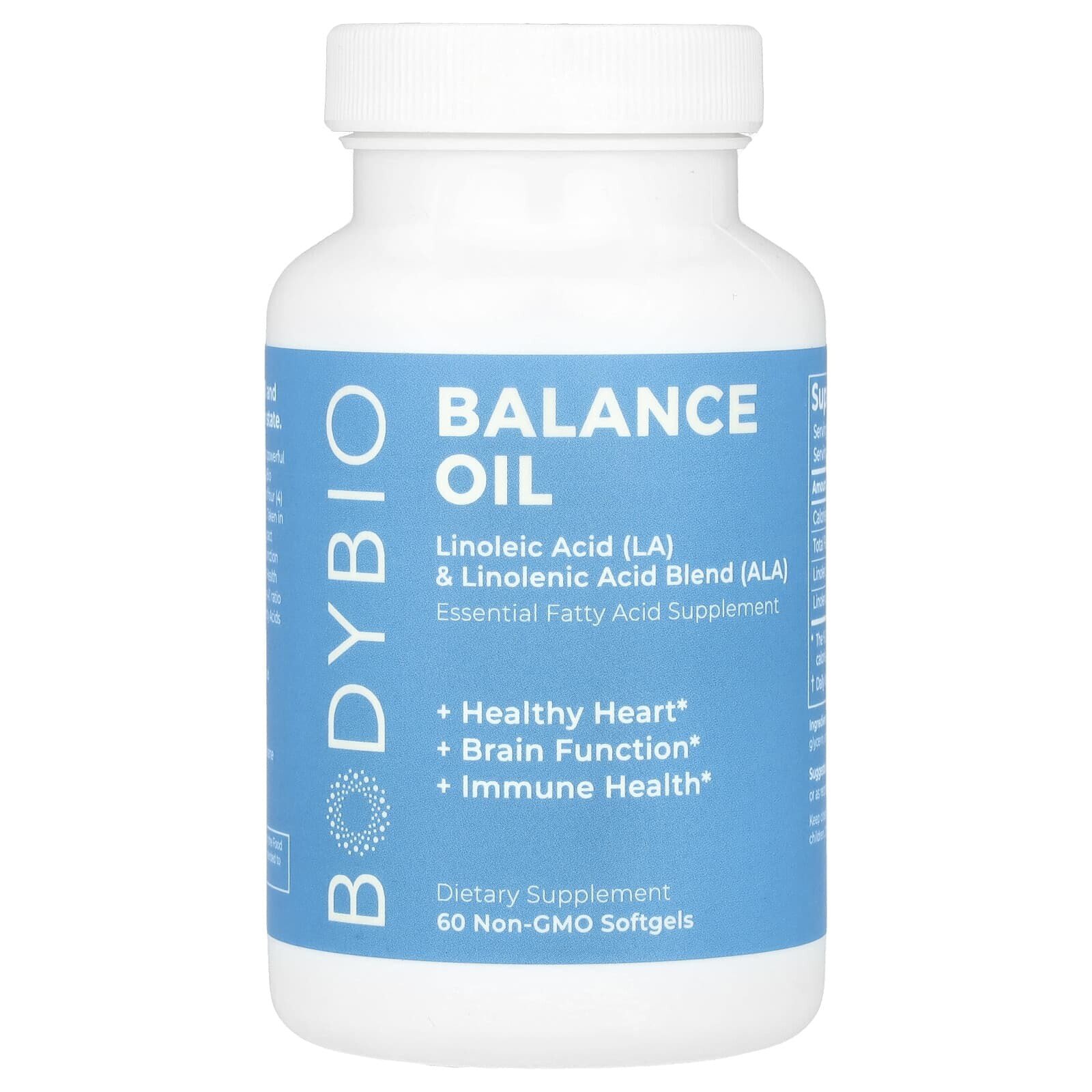 Balance Oil, Linoleic Acid (LA) & Linolenic Acid Blend (ALA), 60 Non-GMO Softgels