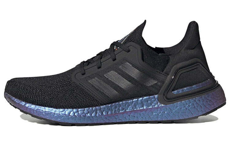 adidas Ultraboost 20 时尚编织 防滑耐磨 低帮 跑步鞋 男女同款 黑紫 / Кроссовки Adidas Ultraboost 20 EG1341