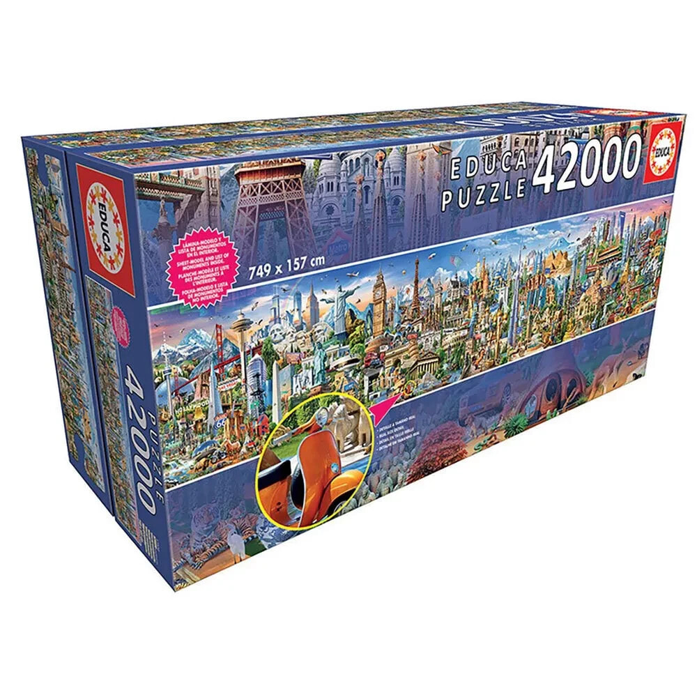 EDUCA BORRAS 42000 Pieces Around The World Puzzle