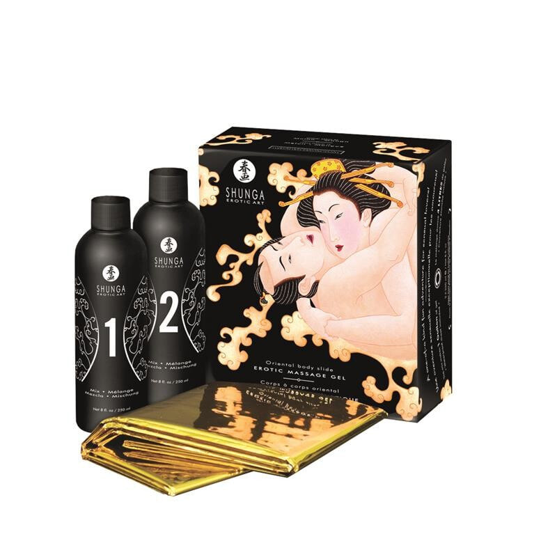 Интимный крем или дезодорант Shunga Massaje Gel Kit Melon and Mango Aroma