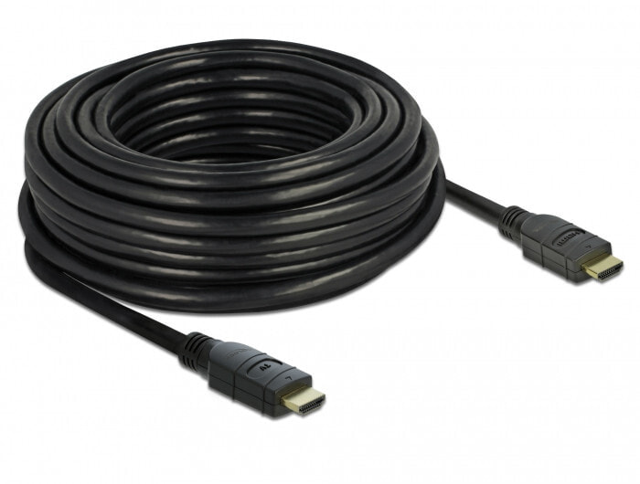 DeLOCK 85285 HDMI кабель 15 m HDMI Тип A (Стандарт) Черный