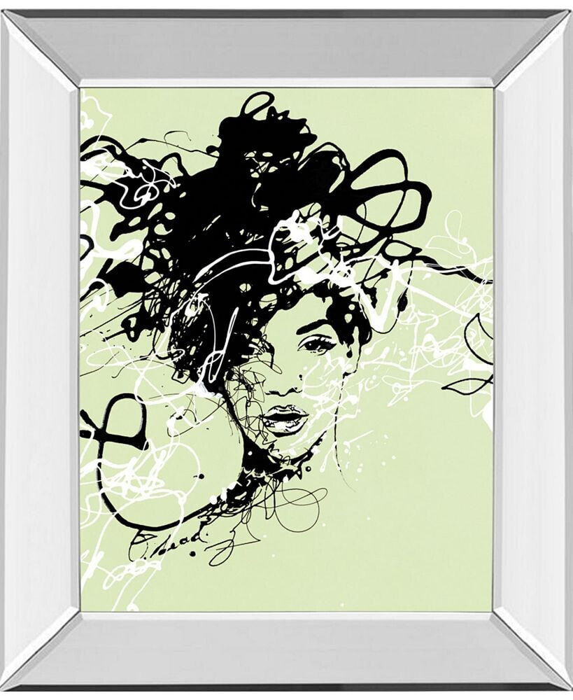 Classy Art star II by Oksana Leadbitter Mirror Framed Print Wall Art, 22