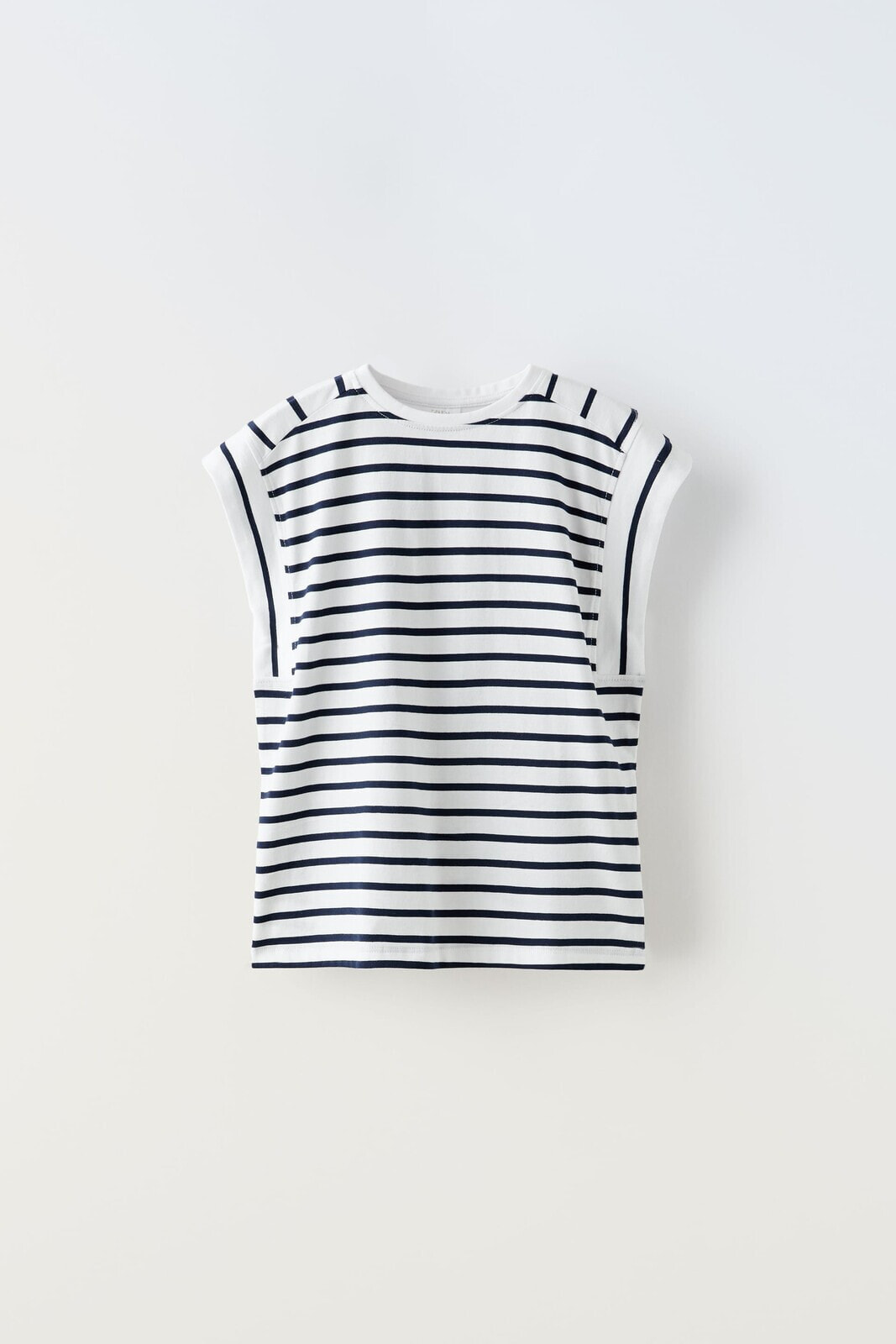 Striped t-shirt with tab