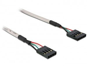 Кбель Серый DeLOCK USB Pinheader 4pin/5pin FM/FM USB 0,4 m  82439