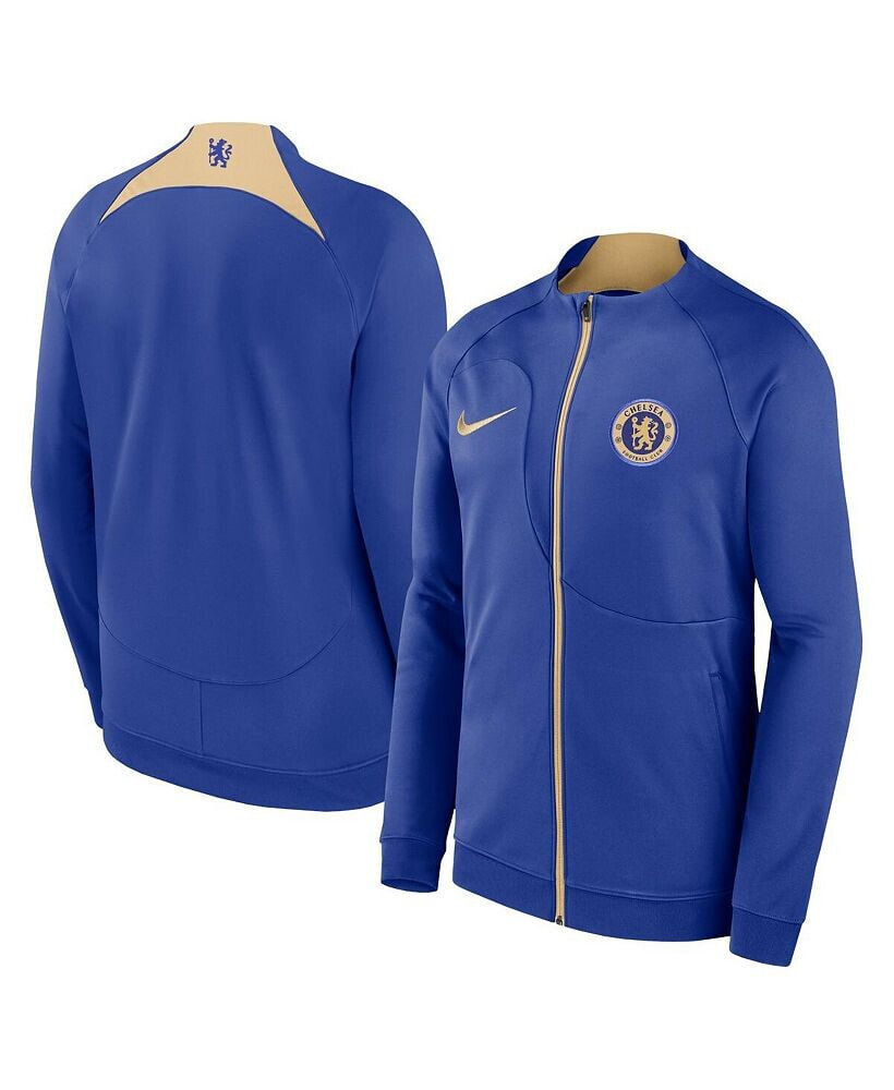 Nike big Boys Blue Chelsea 2023/24 Academy Pro Anthem Raglan Performance Full-Zip Jacket