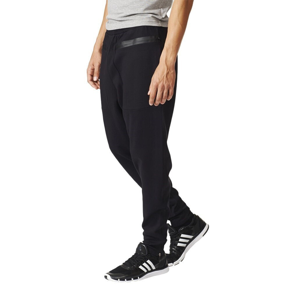Мужские брюки спортивные черные зауженные Adidas S19 Pant