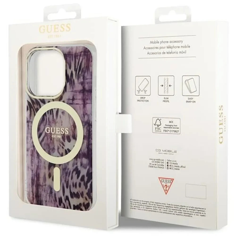 GUESS Guhmp14Xhleopwp iPhone 14 Pro Max 6.7 Leopard phone case