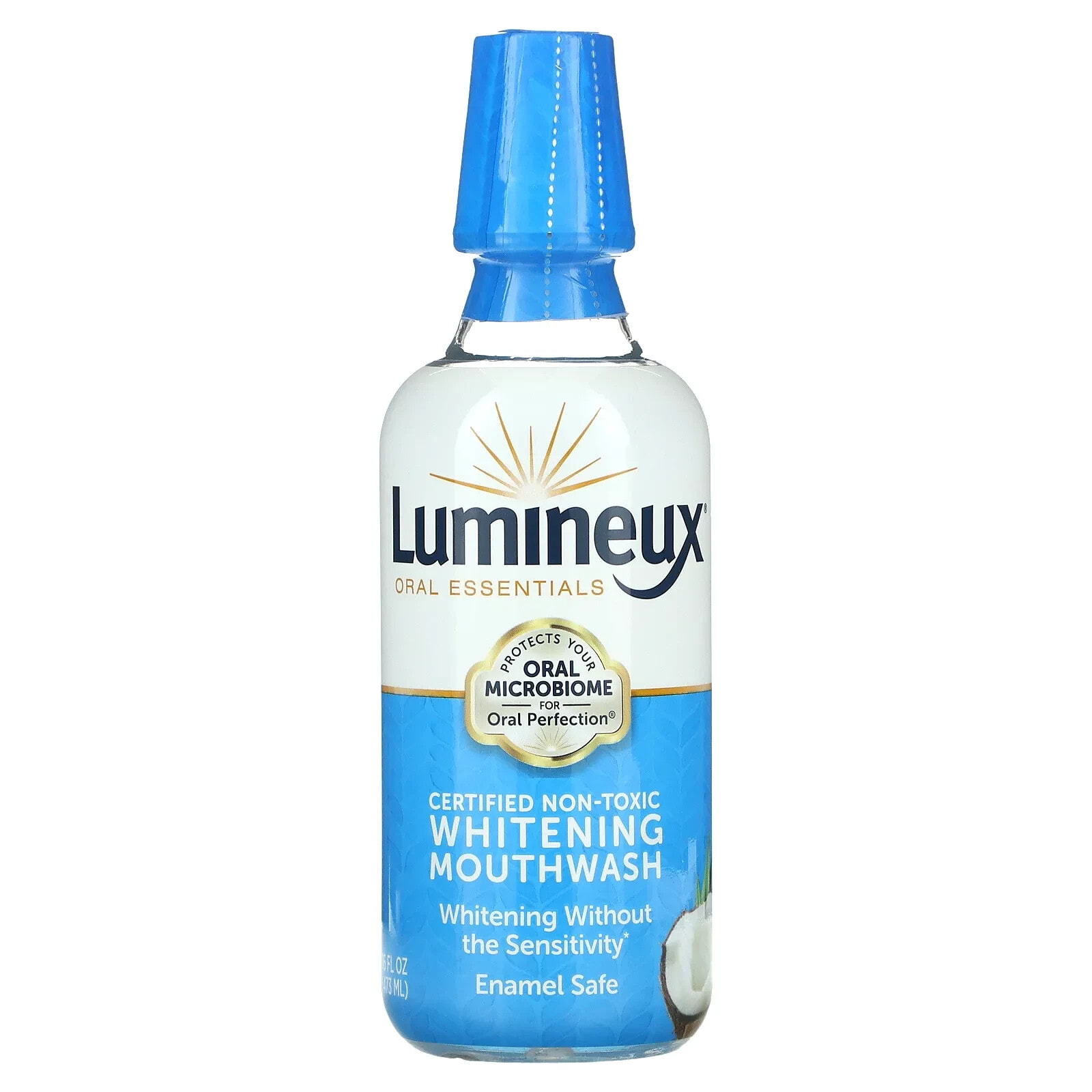 Lumineux Oral Essentials, Certified Non-Toxic Clean & Fresh Mouthwash, Mint, 16 fl oz (473 ml)