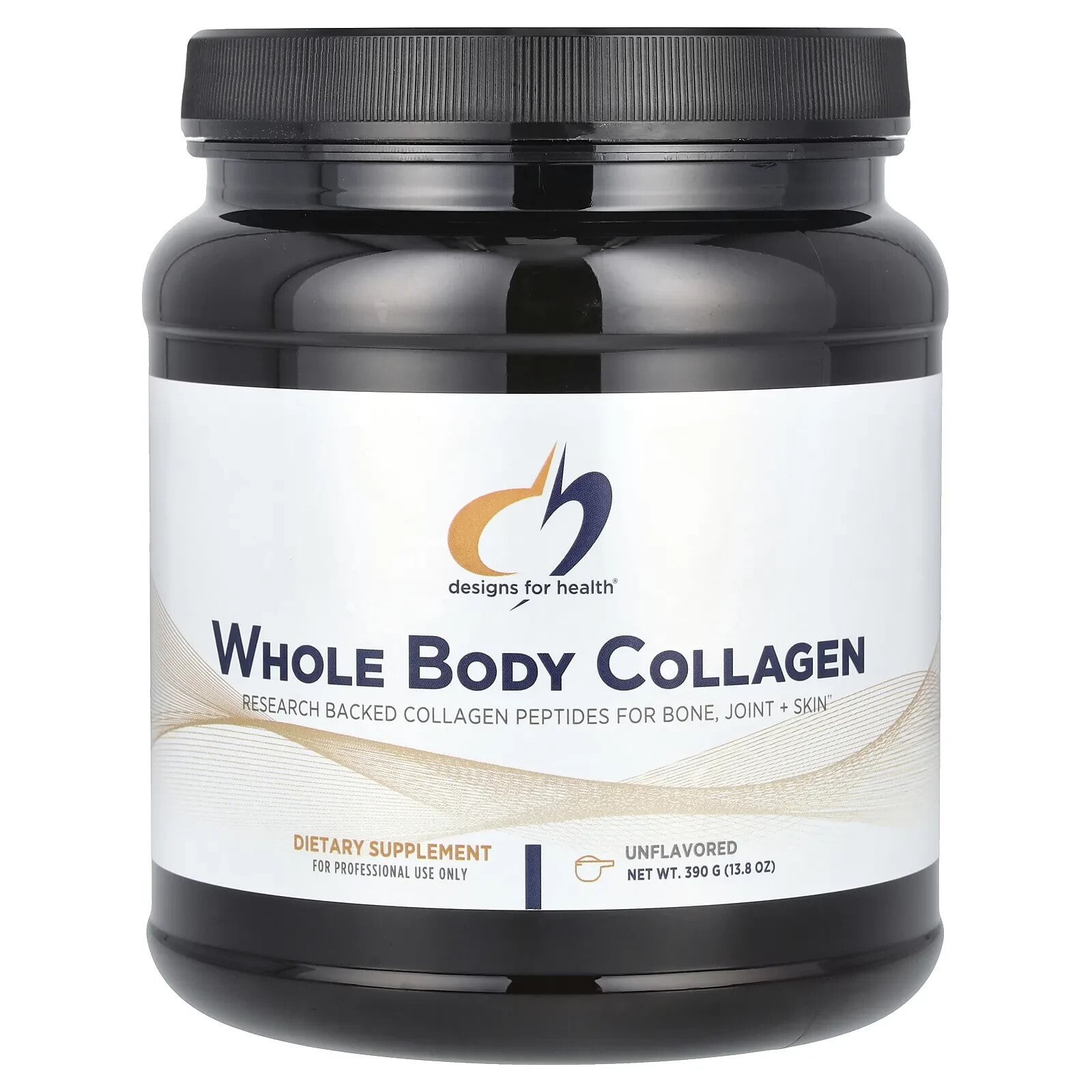 Whole Body Collagen, Unflavored, 13.8 oz (390 g)