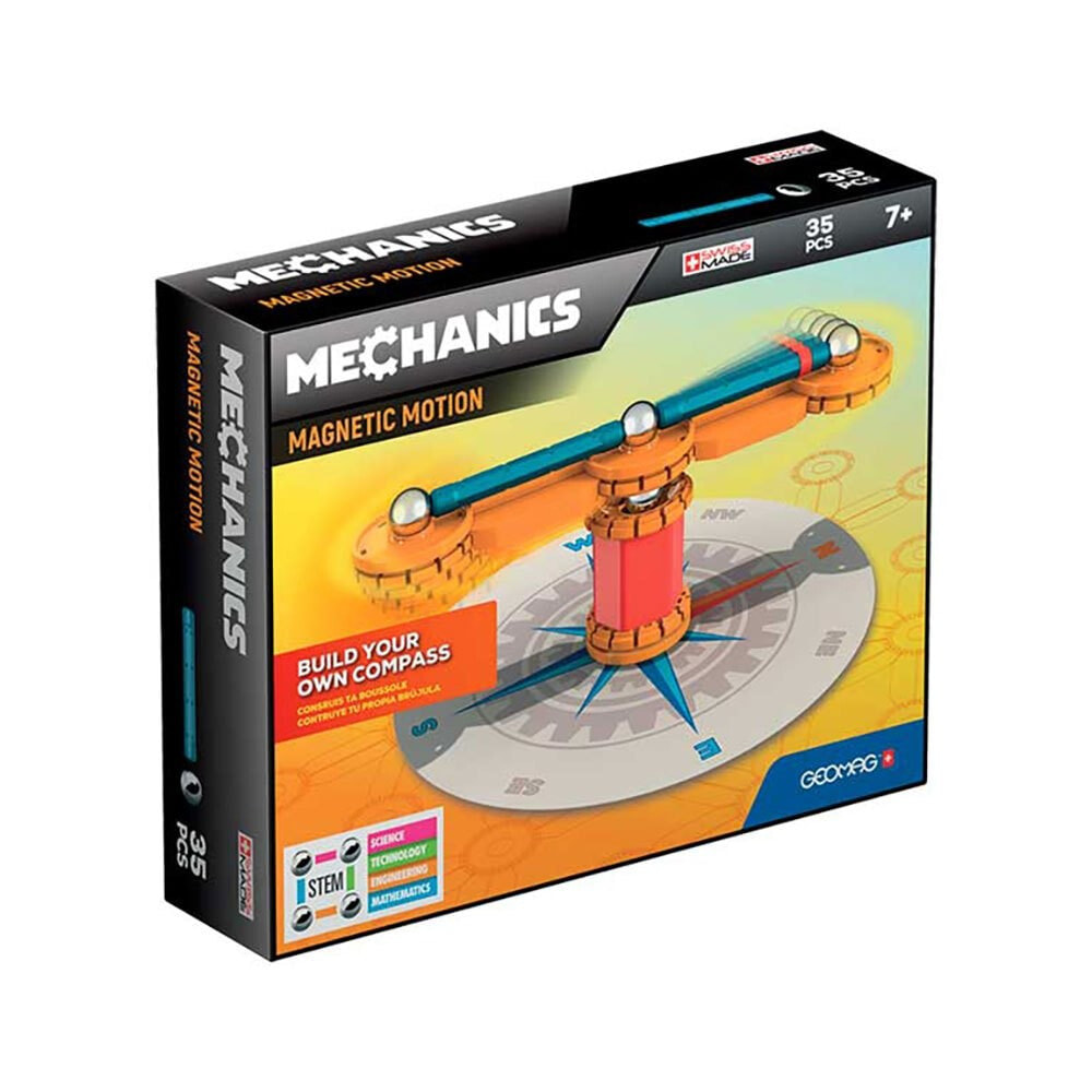 TOY PARTNER Mechanics Magnetic Motion 35 Pieces Geomag