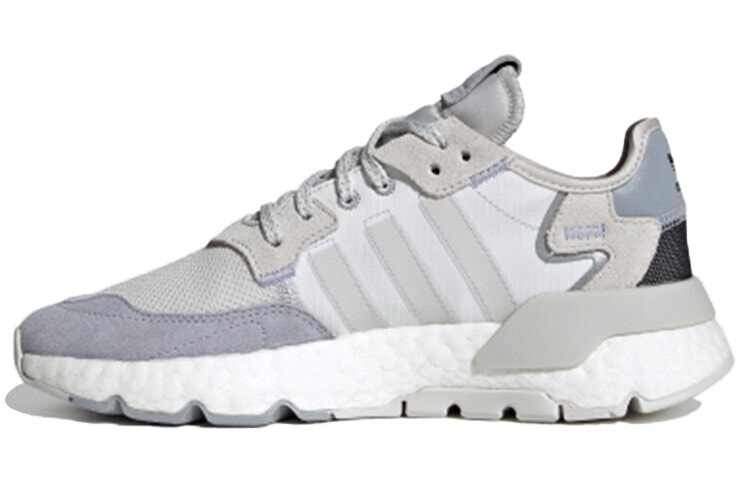 adidas originals Nite Jogger 透气防滑轻便 低帮 运动休闲鞋 女款 灰白 / Кроссовки Adidas originals Nite Jogger H03250