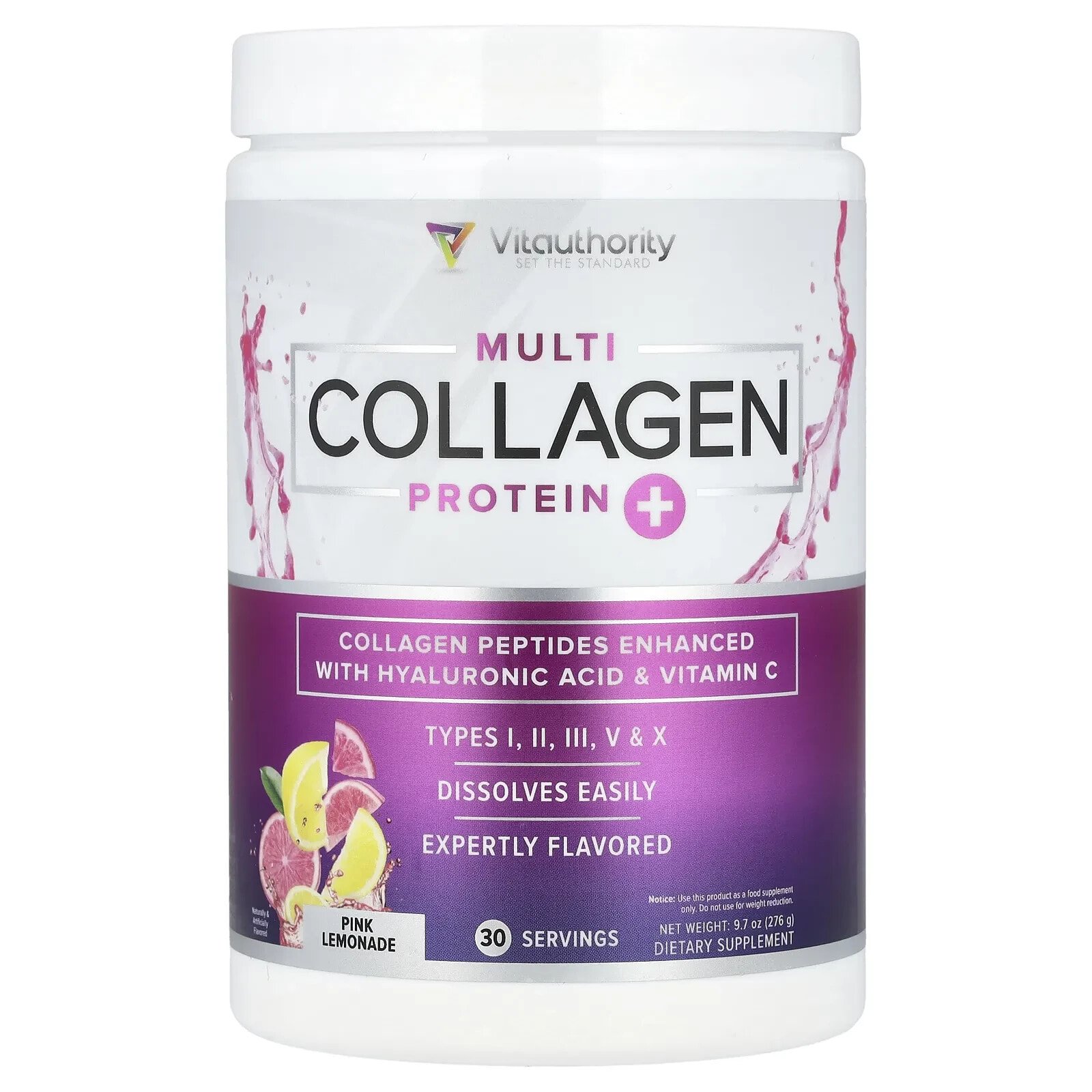 Multi Collagen Protein+, Pina Colada, 9.94 oz (282 g)