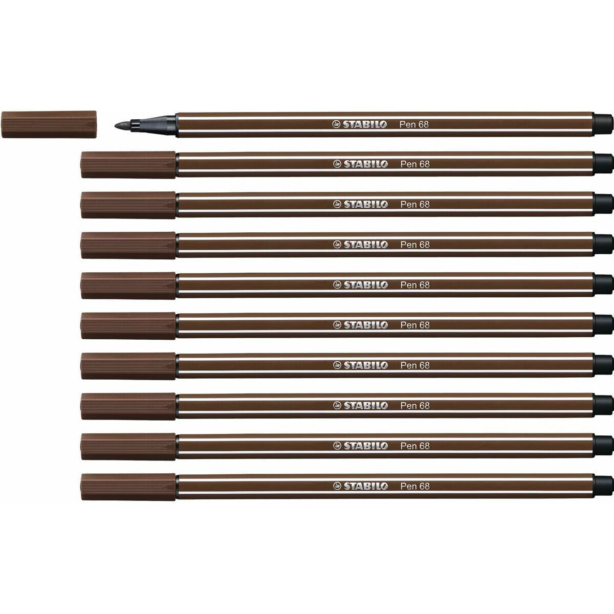STABILO Pen 68 фломастер Коричневый 1 шт 68/45
