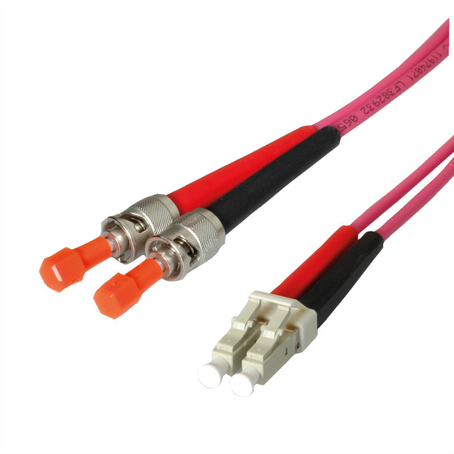 LEONI Kerpen LWL-Kbl 50µm OM4 Suhner LC/ST 20m - Cable - 20 m