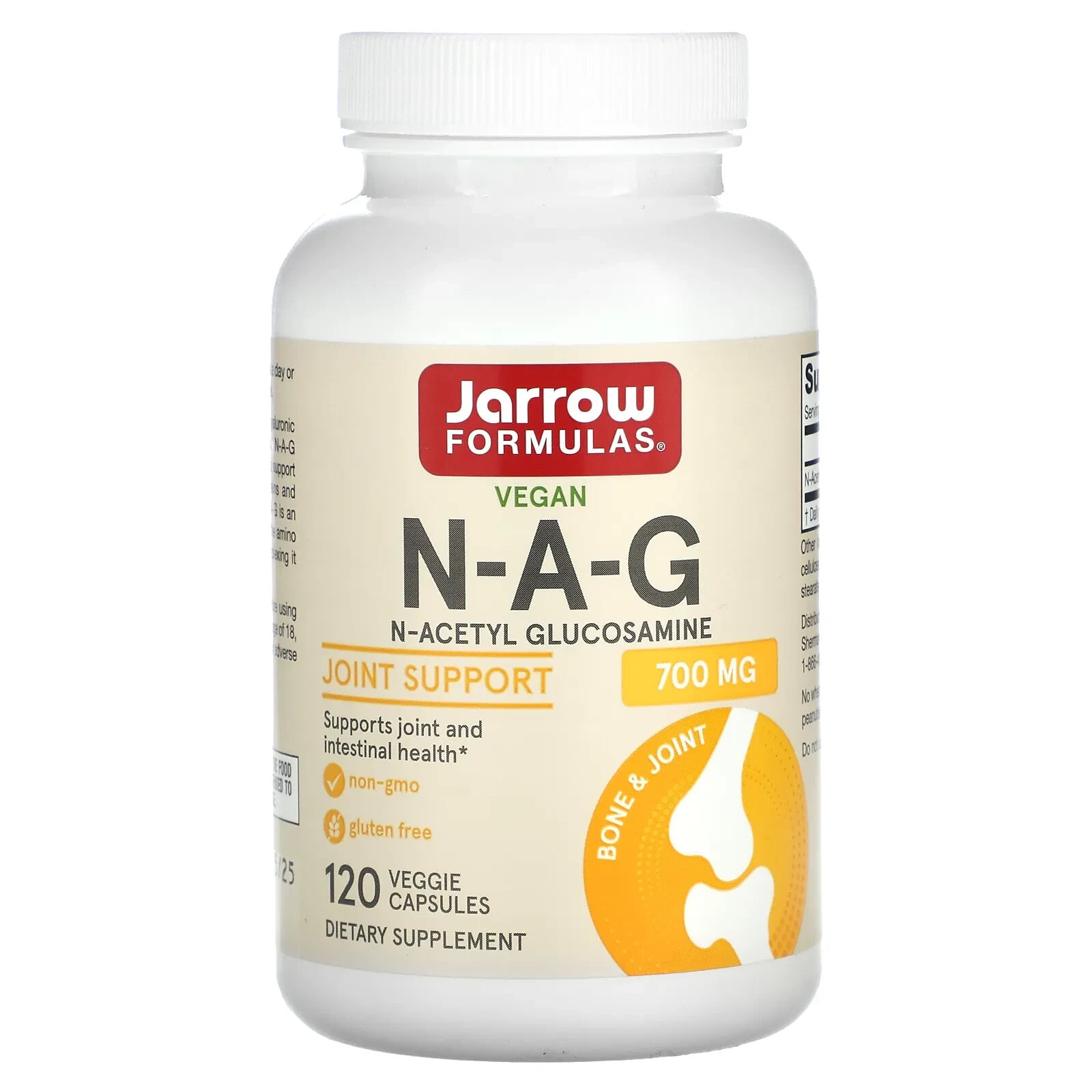 джэрроу формулас, NAG, 700 мг, 120 растительных капсул
