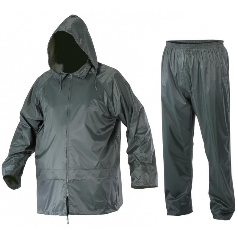 Lahti Pro Rain Set Jacket + Pants Green M (L4140202)