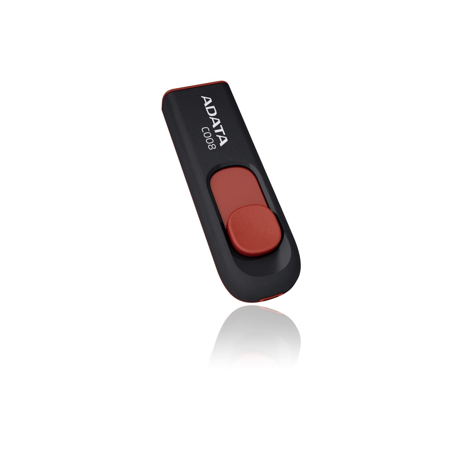 ADATA C008 USB флеш накопитель 16 GB USB тип-A 2.0 Черный, Красный AC008-16G-RKD