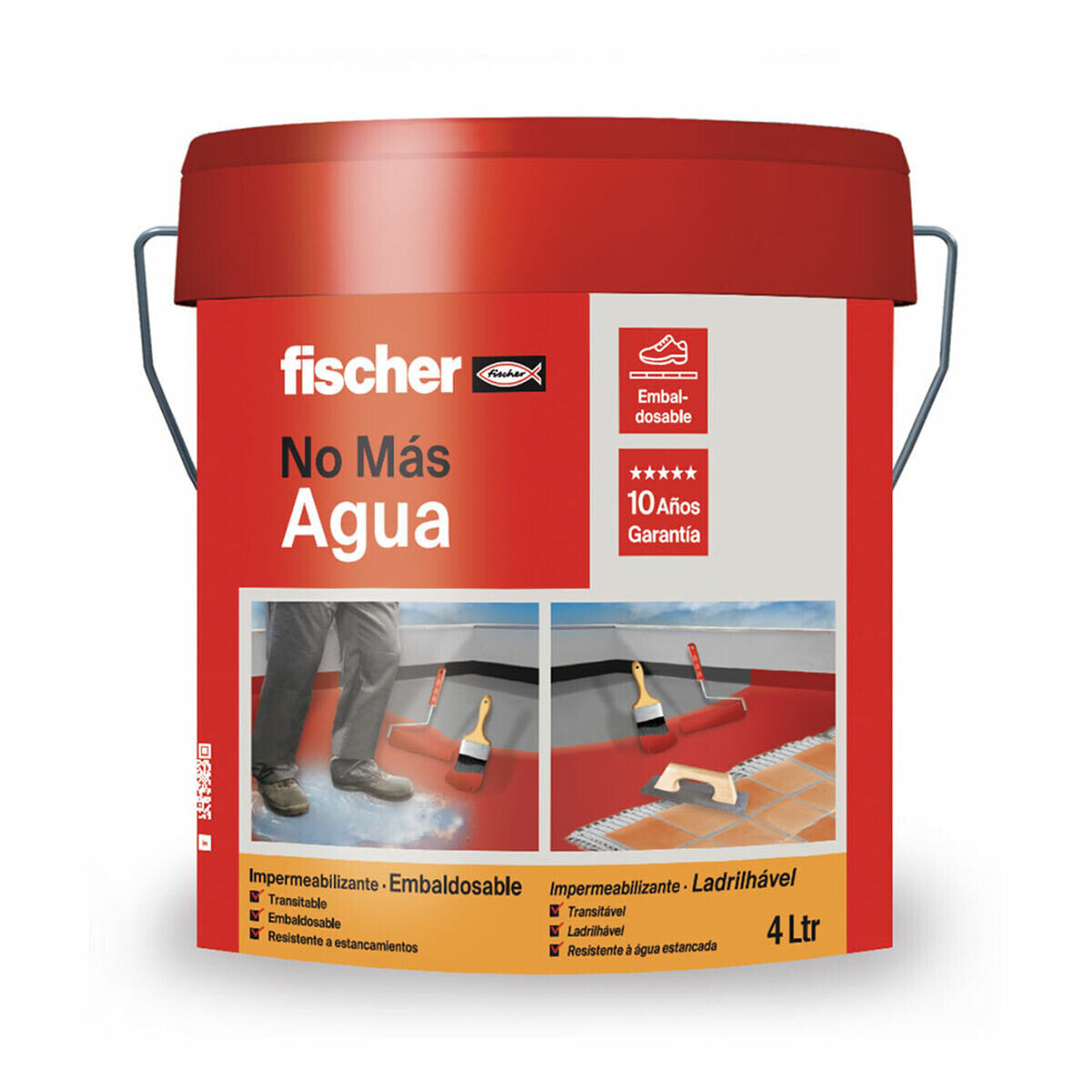 Waterproofing Fischer Ms Terracotta 4 L