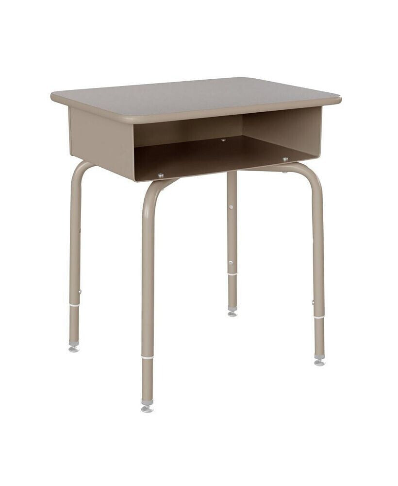 EMMA+OLIVER student Desk With Open Front Metal Book Box - School Desk