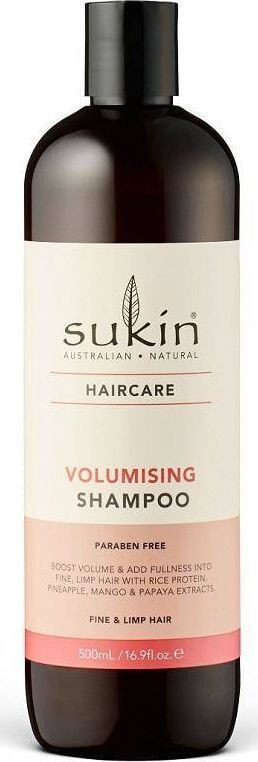 Sukin Hair Care Volumizing Shampoo  Придающий объем шампунь для тонких волос 500 мл