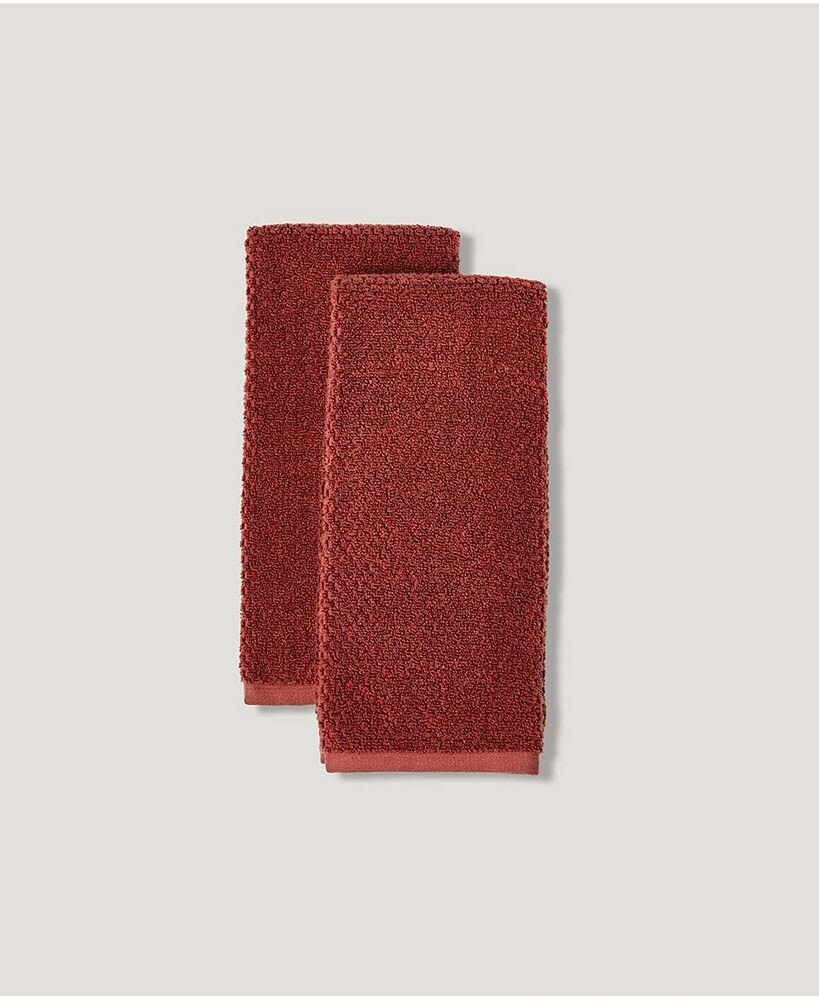 Pact organic Cotton Airy Waffle Hand Towel 2-Pack