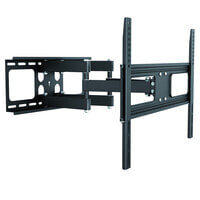 VALUE Solid Articulating Wall Mount TV Holder - 200 x 200 mm - 600 x 400 mm - -20 - 10° - -60 - 60° - Steel - Black