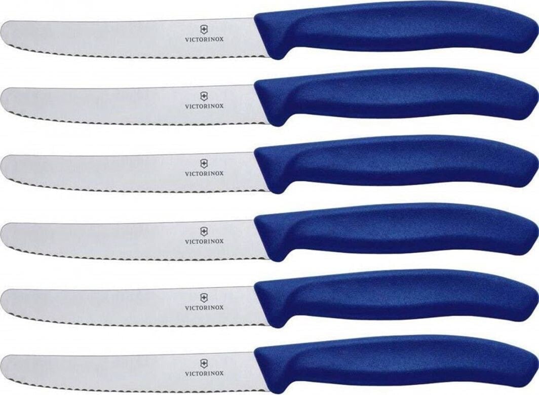 Victorinox Table Knife Set 11cm 6pcs. blue (CEN-62645)