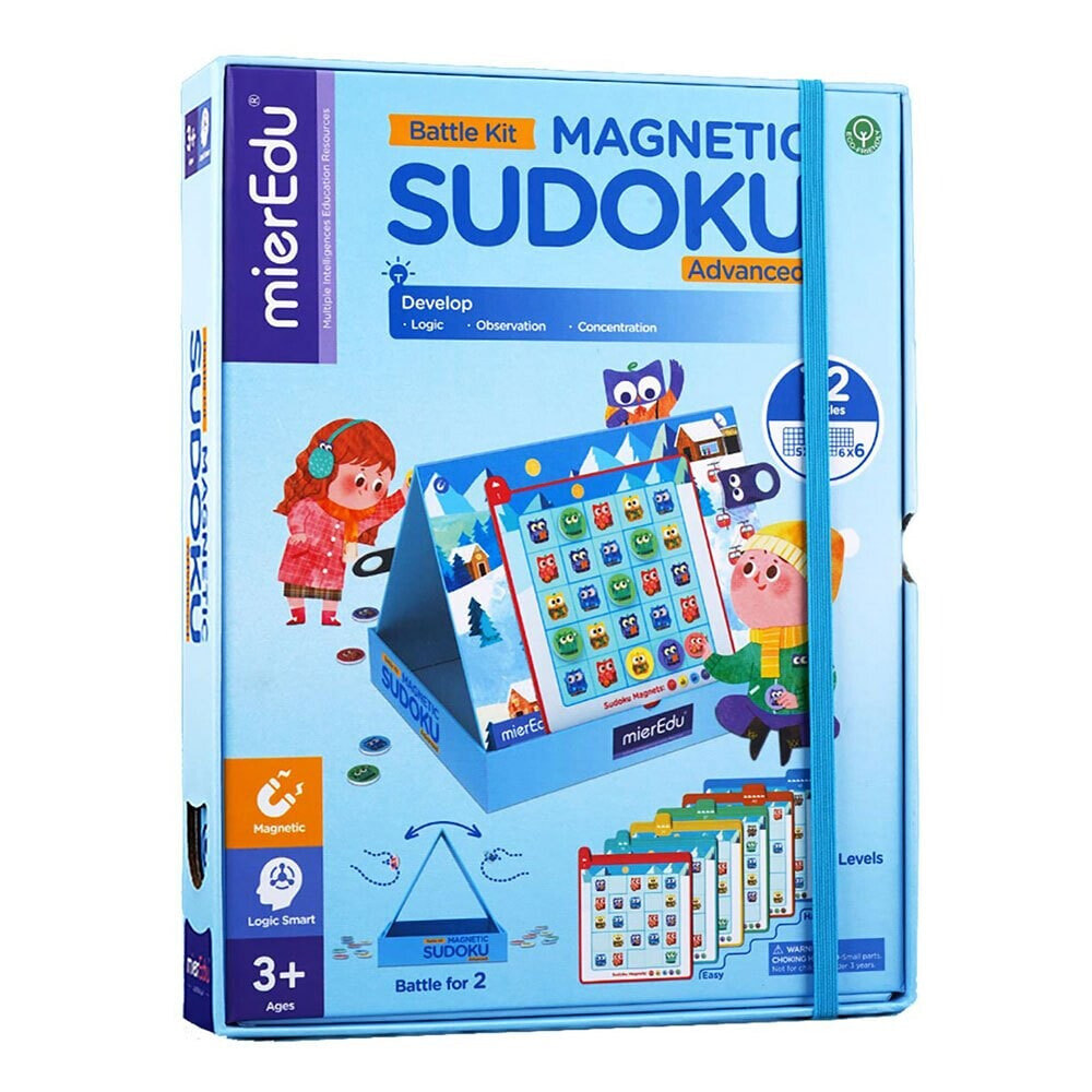 MIEREDU Advanced Magnetic Sudoku Board Game