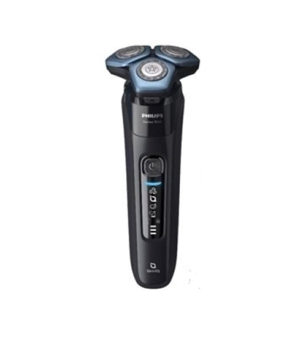 Philips S7783/55 Shaver 9W 60 Minute Run Time LED Wet and Dry Technology Cleaning Capsule Black
