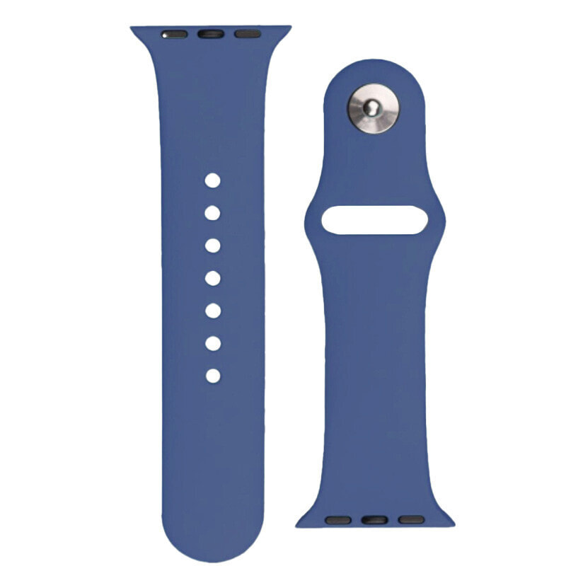Silikonowy pasek do zegarka Apple Watch 2-9/SE 38/40/41mm Silicone Strap APS niebieski