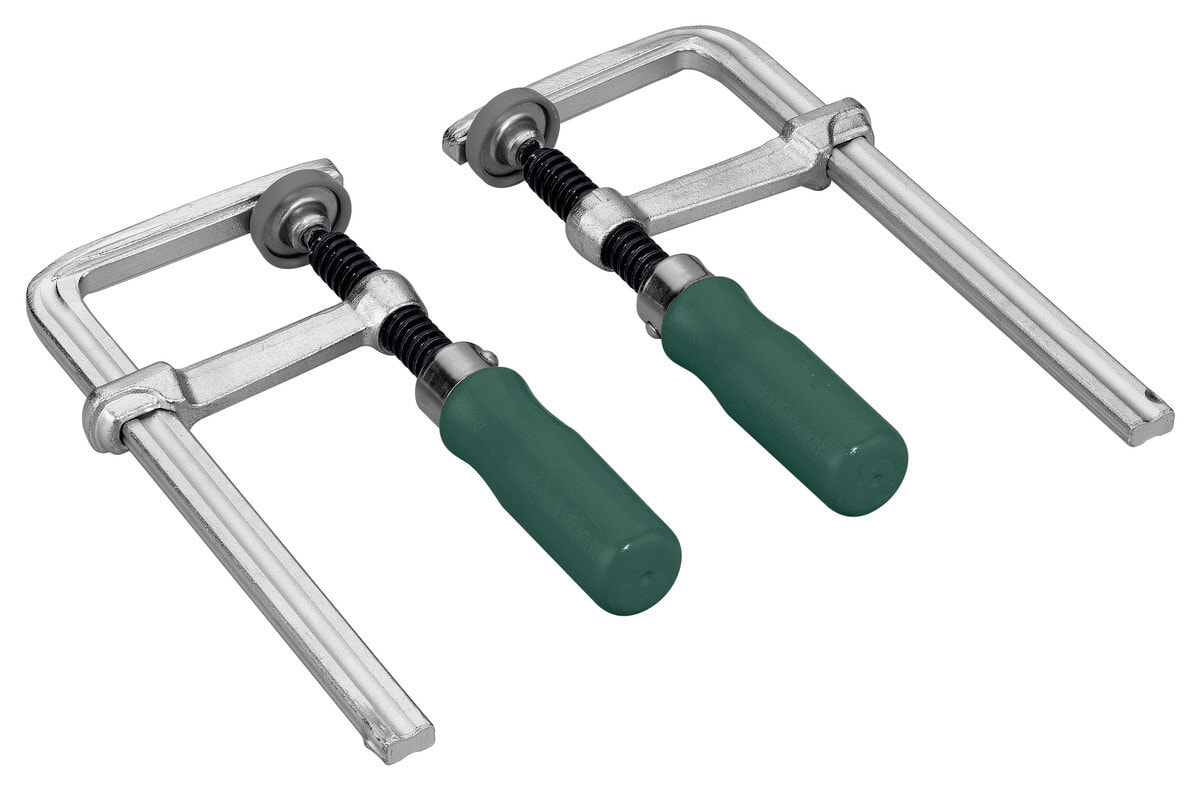 Трансформатор Metabo FSZ. Type: G-clamp, Clamp opening: 12 cm, Product colour: Green, Stainless steel. Number of products included: 2 pc(s)