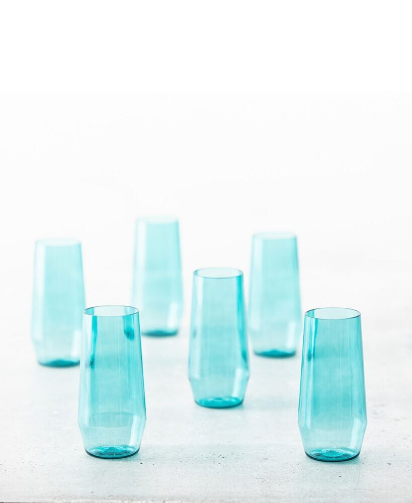 D&V® Sole Iced Beverage Glasses 18oz Set of 6