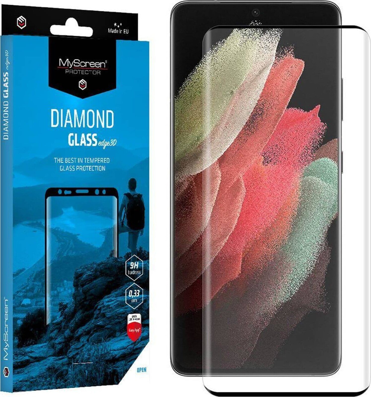 MyScreen Protector MS Diamond Glass Edge 3D OnePlus 12R 5G czarny/black Szkło hartowane