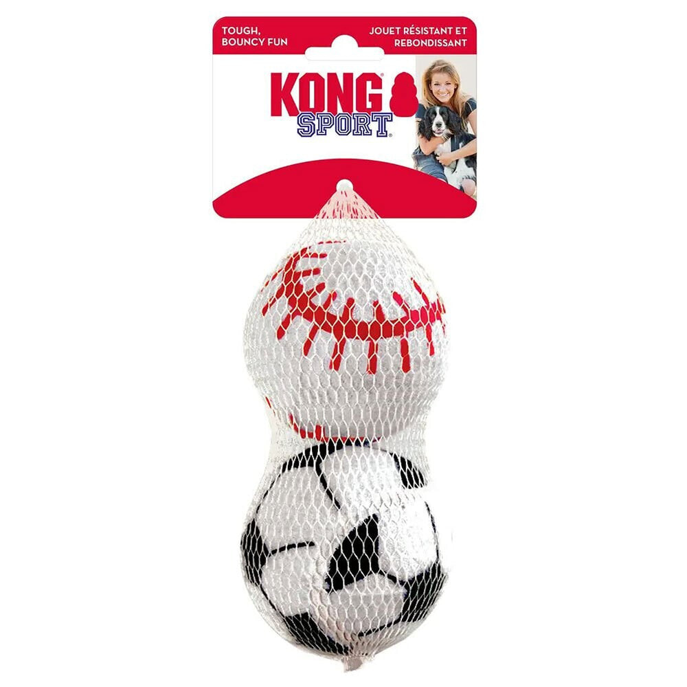 KRUUSE Kong Sports Balls Toy 2 Units