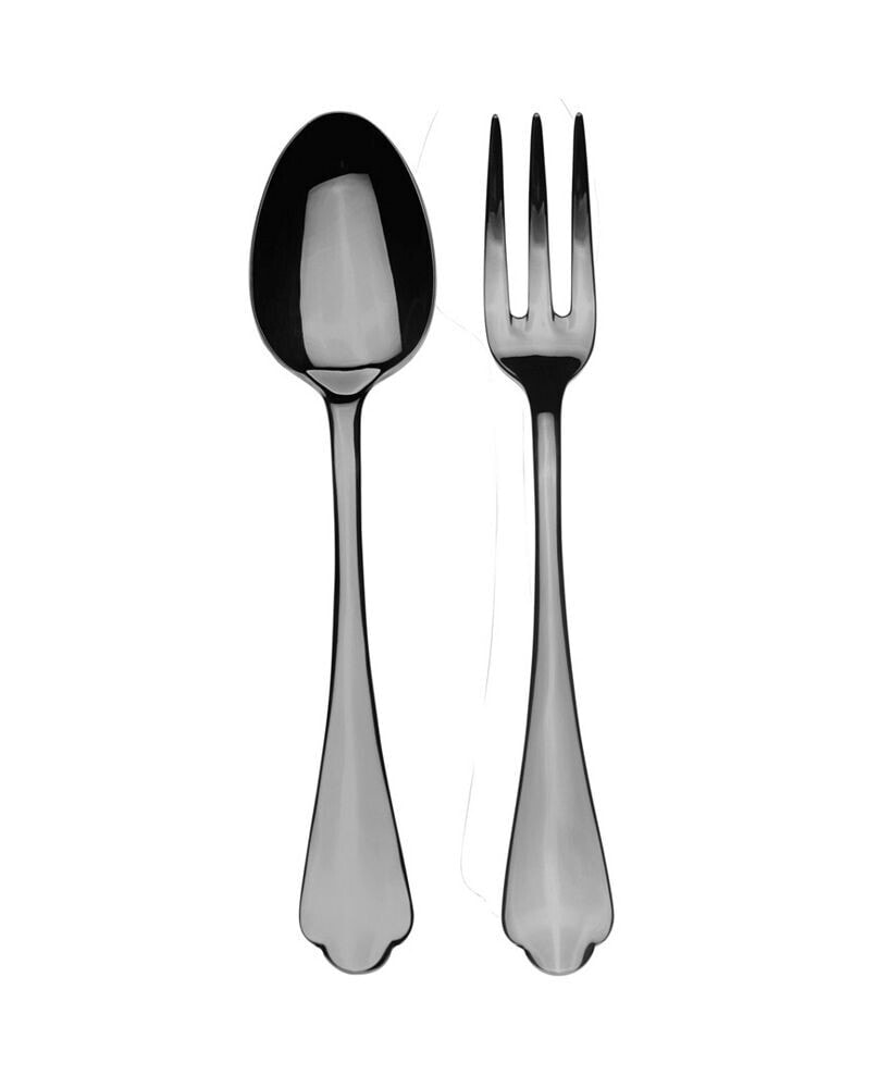 Mepra dolce Vita Hostess Mirror Oro Flatware Set, 2 Piece