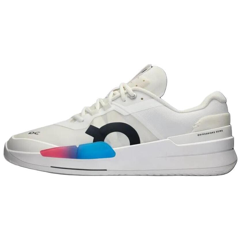 On THE ROGER Pro 2 Tennis Shoes Women's Low-Top White | Cerulean