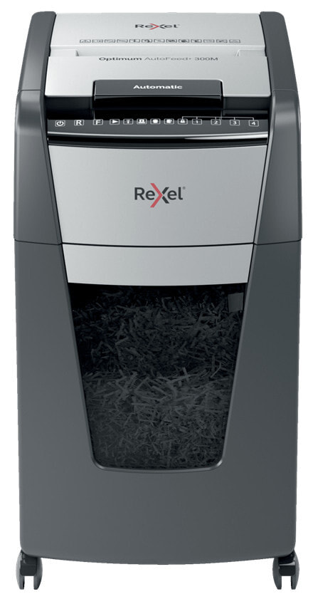 Rexel AutoFeed+ 300M измельчитель бумаги Микро-поперечная резка 55 dB 23 cm Черный, Серый 2020300MEU