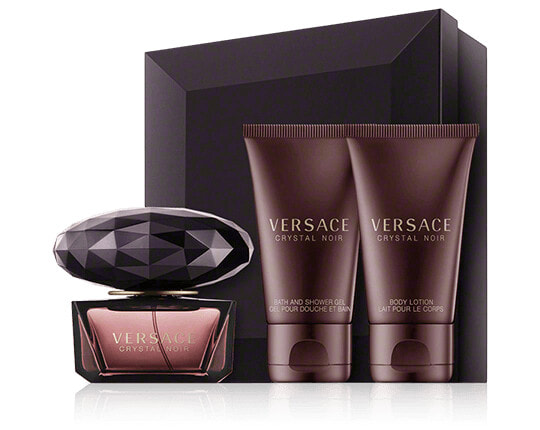 Versace Crystal Noir 30 ml EdT Set mit Body Lotion