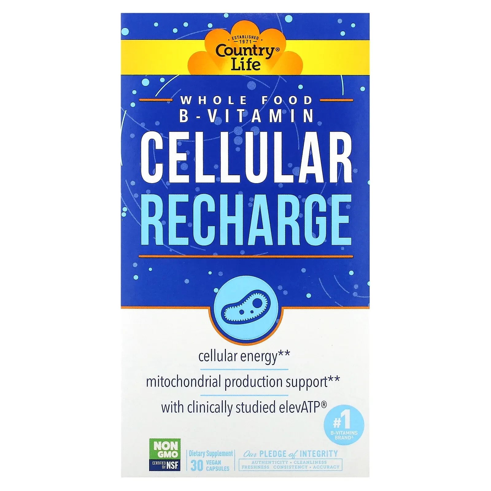 Cellular Recharge, 30 Vegan Capsules