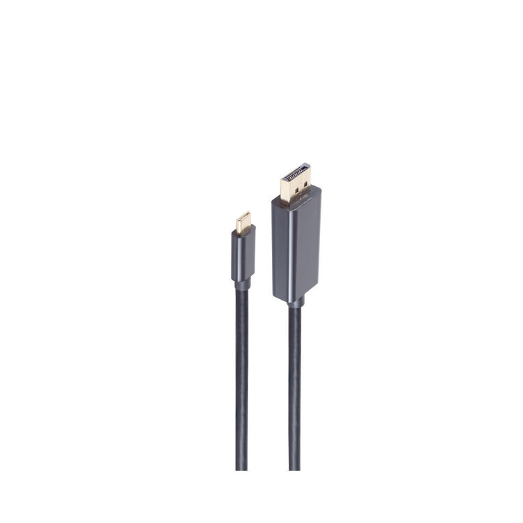 shiverpeaks BS10-60025 кабельный разъем/переходник Displayport USB Typ C Черный