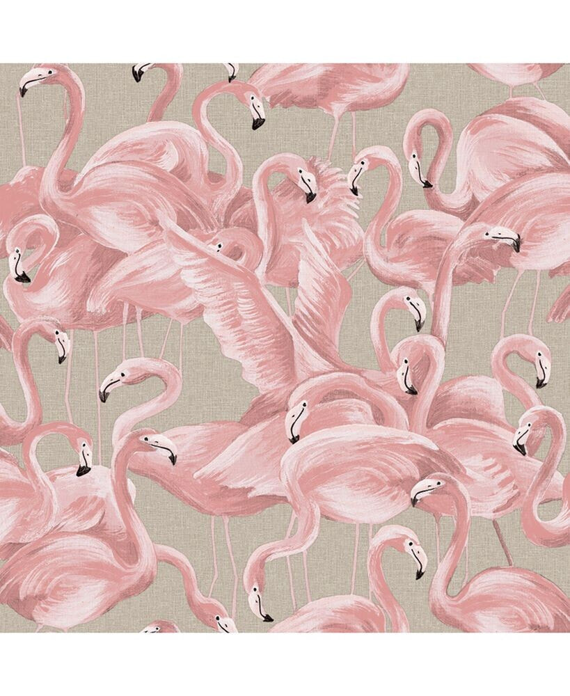 Tempaper flamingo Peel and Stick Wallpaper