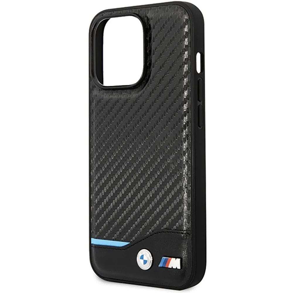 BMW Etui Bmhcp13L22Nbck iPhone 13 Pro13 6.1 Leather Carbon phone case