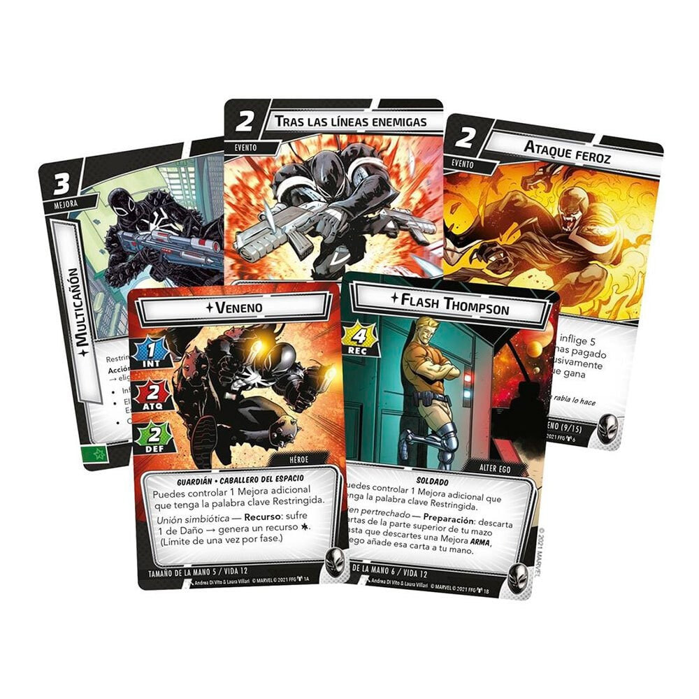 ASMODEE Marvel Champions Venom Card Board Game Asmodee купить от 2950  рублей в интернет-магазине MALL | Настольные игры для компании Asmodee