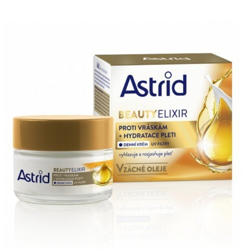 Astrid  Beauty Elixir Увлажняющий дневной крем против морщин с УФ-фильтрами 50 мл