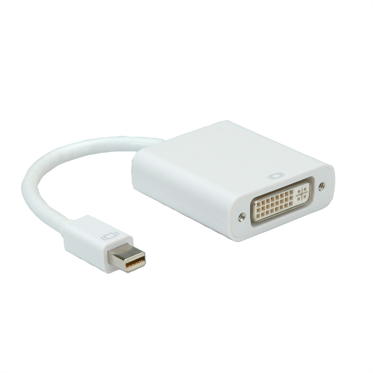 Secomp Mini DisplayPort-DVI Adapter, M/F Белый 12.03.3128
